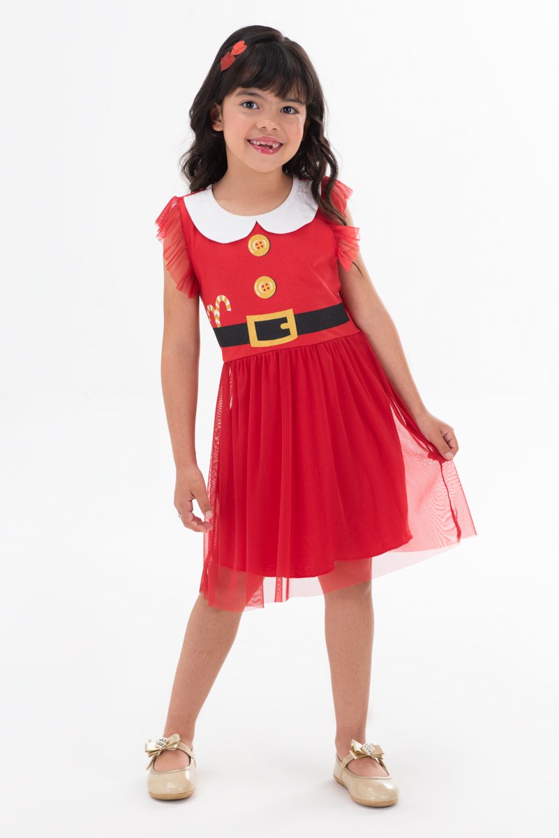 Roupas de natal infantil sales feminina