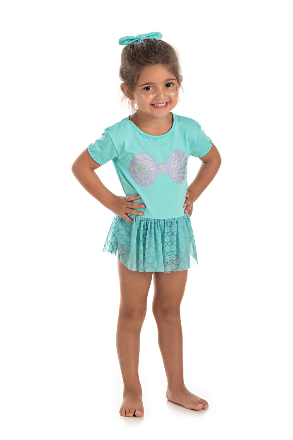 Fantasia Sereia Infantil de 3 a 5 Anos, Roupa Infantil para Menina Nunca  Usado 92214237