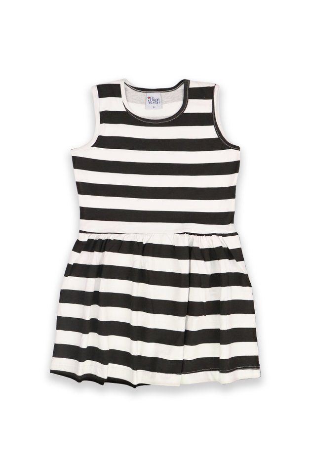 1 2802 vestido listrado