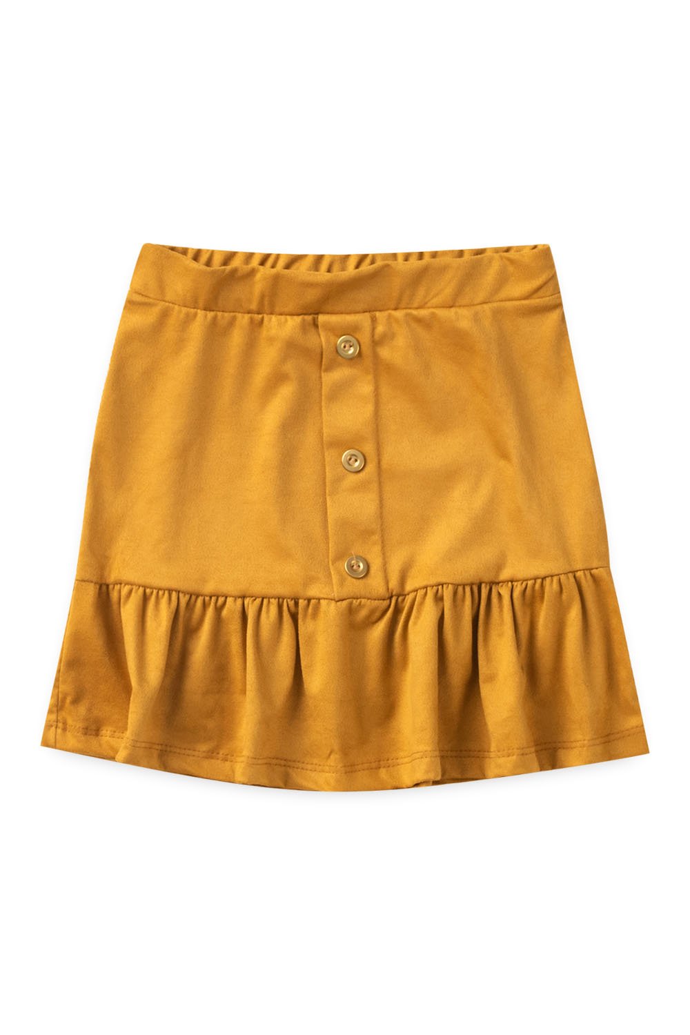 Saia cheap suede infantil