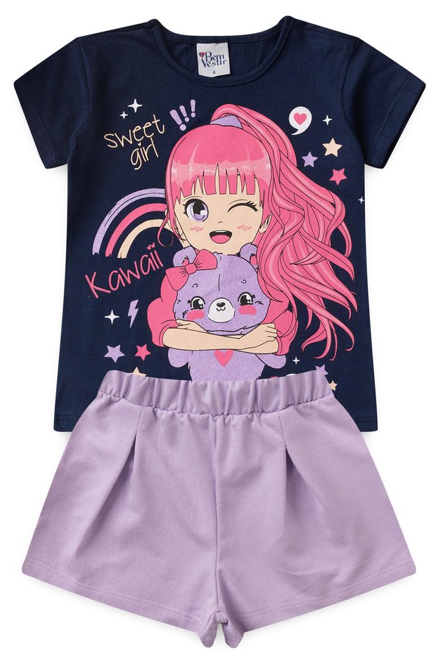 Compre Rosa listrado T Shirts Mulheres Oversize Kawaii Roupas