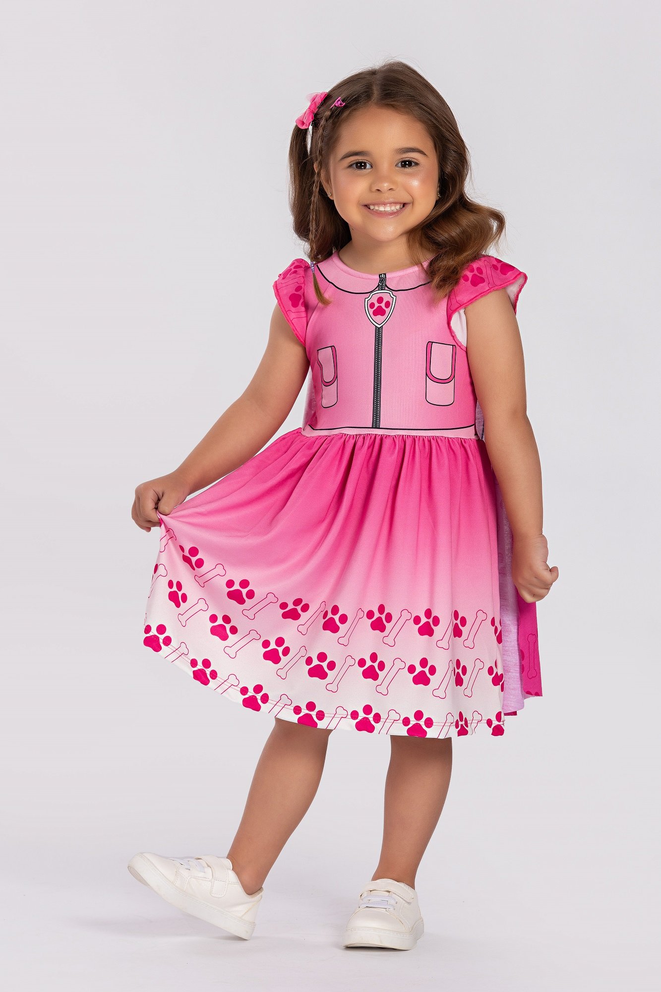 Vestido patrulha canina mae best sale e filha